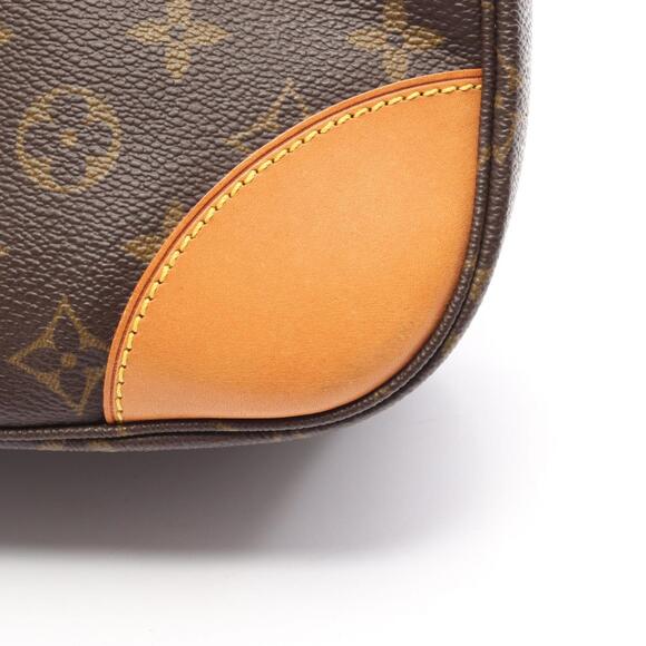 LOUIS VUITTON Brown Monogram Leather Boulogne PM Shoulder Bag - Picture 11 of 13
